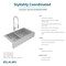 Elkay 18 Ga SS 35-7/8" x 20-1/4" x 9" Equl Dbl Bwl Farmhs Sink and Faucet Kit w/ Aqua Div and Btm Grid and Drain ECTRUFA32179FBC - alternate 3